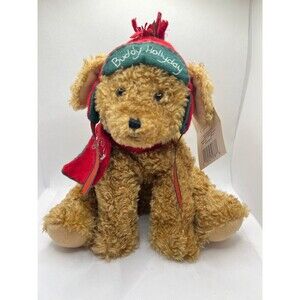 HALLMARK Buddy Hollyday Christmas Plush Dog - With original tag! (Bx Bear)